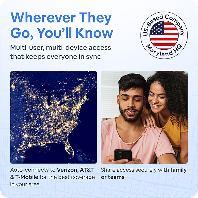 Hidden GPS Tracker for Vehicles - $9/mo with 5 sec Updates - Real Time Car Tracker - Trip History, Driving Alerts, GeoFence for Fleets & Family, Rechargeable Battery (Tracker & Magnet Case)