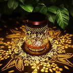 Hummingbird Solar Lanterns Outdoor Waterproof, Garden Decor Birthday Gifts for Women Mom Grandma Sister, Metal Hanging Solar Lights Outside Decorative for Yard Patio Backyard Christmas Decorations