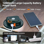 10000mAh Rechargeable Tent Light 3 Lighting Modes, 4000LM LED Portable Camping Lantern, IPX5 Waterproof, 30W Hanging Tent Light with Magnet, for Emergency & Gift