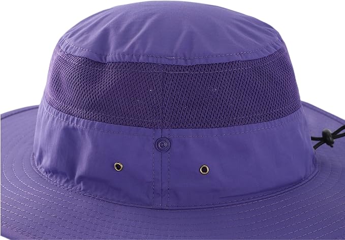 Connectyle Wide Brim Sun Hat for Men Breathable Cowboy Boonie Hat UPF 50+ Sun Protection Bucket Hat for Fishing Hiking