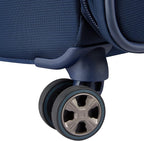 DELSEY PARIS Helium DLX Softside Expandable Luggage with Spinner Wheels, Navy Blue, 3 Piece Set (20/25/29)