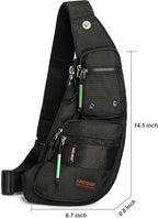 NICGID Sling Bag Chest Shoulder Backpack Crossbody Bags Casual Daypack for Men Women