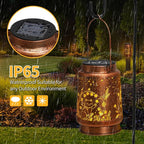 Cats Hummingbird Solar Lanterns Outdoor Waterproof Garden Decor Mothers Day Gifts for Mom Women Birthday Gifts Ideas Metal Bird Decorative LED for Patio Landscape Walkway Terrace Balcony Lawn Yard