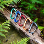 FresKaro 15kN-3372lbs Heavy Duty Wiregate Carabiners, Reliable Time-Tested Stainless Steel Spring Gate, for Camping, Hiking, Hammocks, Backpacking, Dog Leash etc., 3.15inch