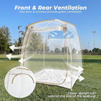 All Weather Proof Pod Sports Pod,540°View Weather Tent,1-4 Person Instant Tent with Sealed Floor,Outdoor Screen House with Carrying Bag,Screen Room for Sport Event,Camping,Fishing