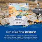 Backpacker's Pantry Beef Bolognese | Freeze Dried Backpacking & Camping Food - Emergency Food - 28g Protein - 1 Count