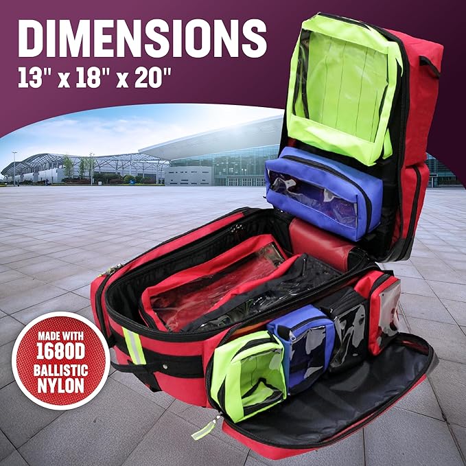 Kemp USA Premium Ultimate EMS Backpack