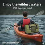 Earth Pak Waterproof Duffel Bag - Heavy Duty Motorcycle Dry Bag with Large Storage Space Perfect for Traveling, Camping, Kayaking, Fishing & Canoeing Bag 50L/70L/90L/120L Sizes