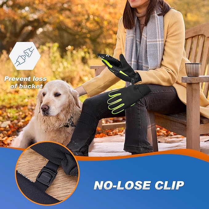 Sukeen Winter Gloves Men Women, Touchscreen Anti-Slip Warm Mens Gloves for Running Driving Cycling Hiking Biking Outdoor