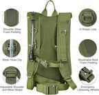 NOOLA 3L Hydration Backpack, Water Backpack with TPU Water Bladder, Tactical Hydration Pack for Men Women, Molle Water Backpack for Hiking, Biking, and Hunting