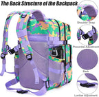 Military Tactical Backpack 45L Large Tactical Backpack for Men, Hiking Rucksack With Bottle Holder