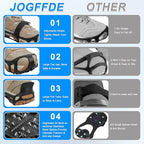 Ice Cleats Snow Traction Cleats Crampons for Walking on Snow and Ice,Non-Slip Overshoe Grippers Anti Slip Footwear for Shoes and Boots