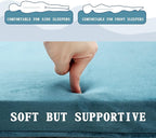 Foam Camping Mattress - Roll Up Sleeping Mat for Cot, Foam Sleeping Pad for Camping with Cover for Kids, Adults, Portable Camping Mat, Camping Pad for Bed, Car