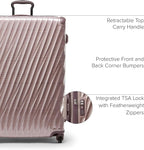 TUMI - 19 Degree Lite 4 Wheel Luggage - Lightweight and Highly Durable, Modern Contour, Hard Shell Men's and Women's Suitcase - 30" Extended Trip Packing Case, Blush