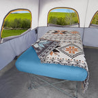 KAMPKEEPER Camping Cot,Camping Cots for Adults,Folding Camping Cot with Inflatable Air Mattress and Carry Bag,for Outdoor Travel Camp Beach Vacation (not Included The Airpump)