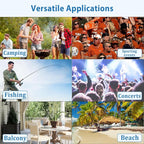 Oversized Camping Chair, Portable Folding Camping Chairs with Side Pocket, Cup Holder and Carry Bag, Heavy Duty Outdoor Camping Chairs for Adults, Fishing, Sports, Trip, up to 400lbs, Style 1