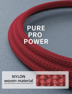 USB C to C Cable 10FT, 2Pack USB C Charger Cable, Long Type C Fast Charging Cable Nylon Braided USBC Charger Cord Compatible with iPhone 17/16/15/Pro/Plus/Pro Max/Samsung Galaxy S23/LG and More-Red