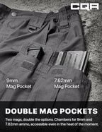 CQR Men's Tactical Pants, Water Resistant Ripstop Cargo Pants, Lightweight EDC Work Hiking Pants, Outdoor Apparel