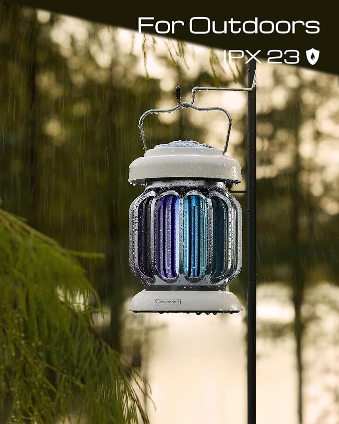 2-Pack Hybrid Spectrum, Dusk-to-Dawn Bug Zapper Outdoor Bug Zapper Indoor Bug Zapper Mosquito Repellent Outdoor Patio Mosquito Zapper Fly Zapper Fruit Fly Trap for Indoors Killer with Light Sensor