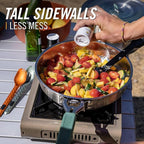 Gerber Gear ComplEAT Saute Pan - Portable Outdoor Saute Pan with Stainless Steel Construction - Premium Camp Cookware - Features Detachable Handle