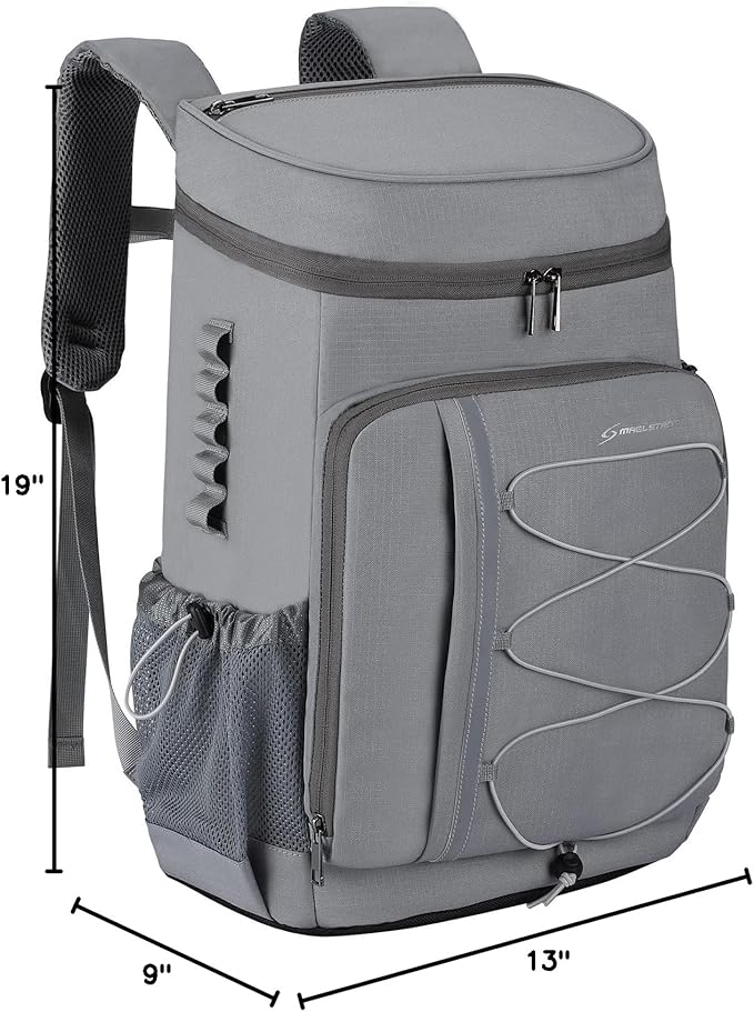 Maelstrom Cooler Backpack - 35/50 Can Insulated Soft Cooler Lunch Bag for Camping, Beach, Hiking & Shopping