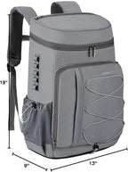 Maelstrom Cooler Backpack - 35/50 Can Insulated Soft Cooler Lunch Bag for Camping, Beach, Hiking & Shopping