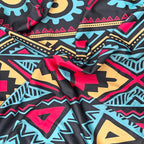 Travel Luggage Cover Elastic Sleeve 22"-24" Anti-Scratch Suitcase Protector Cover Size M, Bohemia