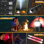 Abpir318 PCS Emergency Survival Kit, Survival Gear and Equipment First Aid Kit Med Supplies for Vehicles Travel Car Camping Hiking Disaster Preparedness, Gifts for Christmas Birthday Him Men