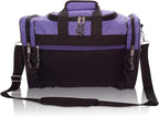 DALIX 17" Blank Duffle Bag Duffel Bag Travel Size Sports Durable Gym Bag