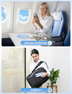 Portable Charger, 20000mAh 22.5W USB C Fast Charging Power Bank with Built-in Cables & Wall Plug, External Battery Pack with LED Display, Travel Essentials Compatible with iPhone, iPad, Samsung Blue