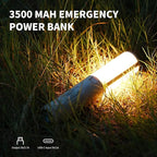 Folding LED Camping Lantern Flashlight, Allspark USB Rechargeable Collapsible Waterproof Tent Lights,Magnetic Hanging Light for Hurricanes Emergency Power Outages,with Retractable Triangular Bracket