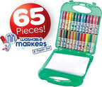 Crayola Pip-Squeaks Washable Marker Set (65ct), Coloring Set, Drawing Art Supplies for Kids, Spring Craft Kit, Travel Activity, Gifts for Kids