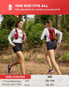 UTOBEST Running Vest, 5L Hydration Vest Lightweight, Breathable and Sweatproof Running Backpack, Adjustable Running Hydration Vest for Trail Running Marathon Race Jogging Cycling