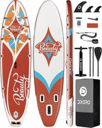 Inflatable Stand Up Paddle Board with SUP Accessories, Anti-Slip EVA Deck, 11'*33" Inflatable Paddle Boards for Adults & Youth of All Skill Levels