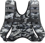 ZELUS Weighted Vest, 6lb/8lb/12lb/16lb/20lb/25lb/30lb Weight Vest with Reflective Stripe for Workout, Strength Training, Running, Fitness, Muscle Building, Weight Loss, Weightlifting