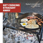 Camp Chef Lumberjack Over-the-Fire Grill with Sturdy Legs