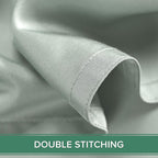Split King Sheets by Pure Bamboo, Genuine 100% Organic Viscose Derived from Bamboo Bed Sheet Set, Soft & Cooling, Double Stitching *Not for Split Top (Split King, Sea Glass)