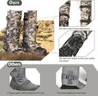 Snake Gaiters Adjustable Snake Bite Protection Waterproof Snake Guards 1000D Lower Legs Snake Proof Gaiters Snake Shoe Gaiters for Hunting Hiking Farm Work