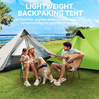 Ultralight Tent 3-Season Backpacking Tent 1 Person/2 Person Camping Tent, Outdoor Lightweight LanShan Camping Tent Shelter, Perfect for Camping, Trekking, Climbing, Hiking