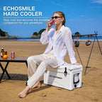 EchoSmile 25/30/35/40/60/75 Quart Rotomolded Cooler, Built to Stand up to The Rigors of The Journey