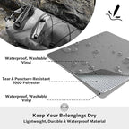 STOVER 5/10/25/30/40/55L Waterproof Backpack- Floating Dry Bag for Kayaking, Travel, Beach, Hiking, & Camping, Men/Women