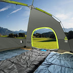 CAMPROS CP Tents for Camping 4 Person Tent Waterproof Windproof Double Layer Camping Tent, Easy Setup Dome Tent with Large Mesh Windows & Wider Door for Outdoor Camping & Hiking
