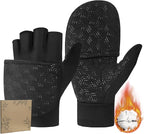 Pixel Panda Winter Gloves for Men Women Warm Touchscreen Gloves for Cold Weather Thin Water-Resistant Windproof Non-Slip Gloves for Cycling, Driving, Running, Hiking