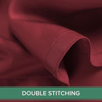Twin Sheets by Pure Bamboo, Genuine 100% Organic Viscose Derived from Bamboo Bed Sheet Set, Luxuriously Soft & Cooling, Double Stitching, Lifetime Quality Promise (Twin, Merlot)