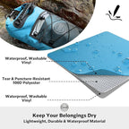 STOVER 5/10/25/30/40/55L Waterproof Backpack- Floating Dry Bag for Kayaking, Travel, Beach, Hiking, & Camping, Men/Women