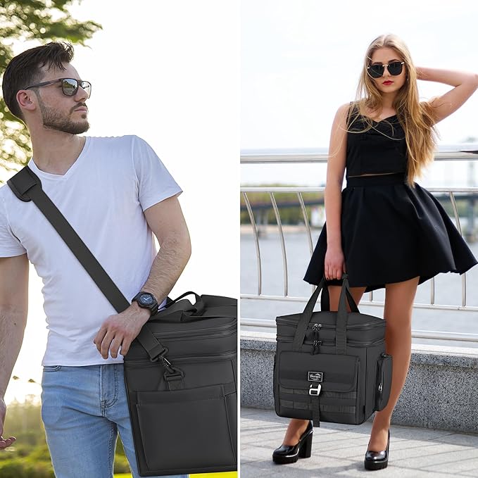 36L Large Soft Cooler Insulated Cooler Bag Soft Sided Collapsible Coolers for Travel, Camping, Beach. Leakproof, Waterproof, Expandable, 36L