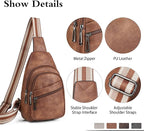 Sling Bag Crossbody Bags for Women Small Cross Body Bag Fanny Packs Chest Sling Purse for Daily Travel Leisure Sport