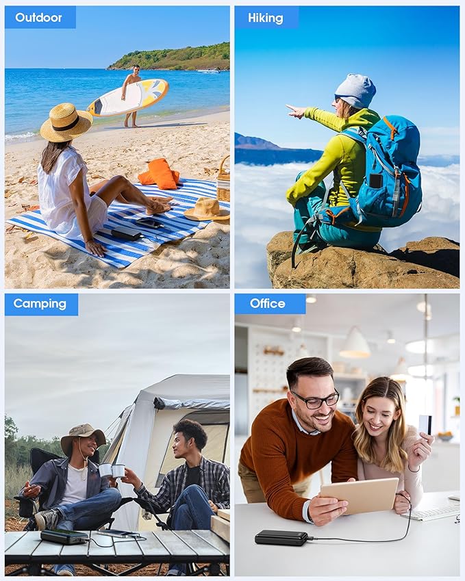 Power Bank 50000mAh 22.5W Fast Charging Portable Charger, USB C Quick Charge with 3 Outputs & 2 Inputs, LED Display, Huge Capacity External Cell Phone Battery Pack for iPhone, Samsung, iPad