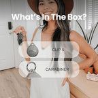 Pebblebee Clip 5 | Rechargeable Bluetooth Tracker Tag for Keys & Bags | Alternative to Air Tag & Android Trackers | 130 dB Siren, Bright LED Strobe, 12-Month Battery, Alert Safety Mode & Phone Finder