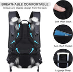 18.4 Inch Travel Laptop Backpack,Extra Large Backpack, Laptop Backpack for Men, 55L Water Resistant TSA Airline Approved Business Work College School Computer Bag with USB Port